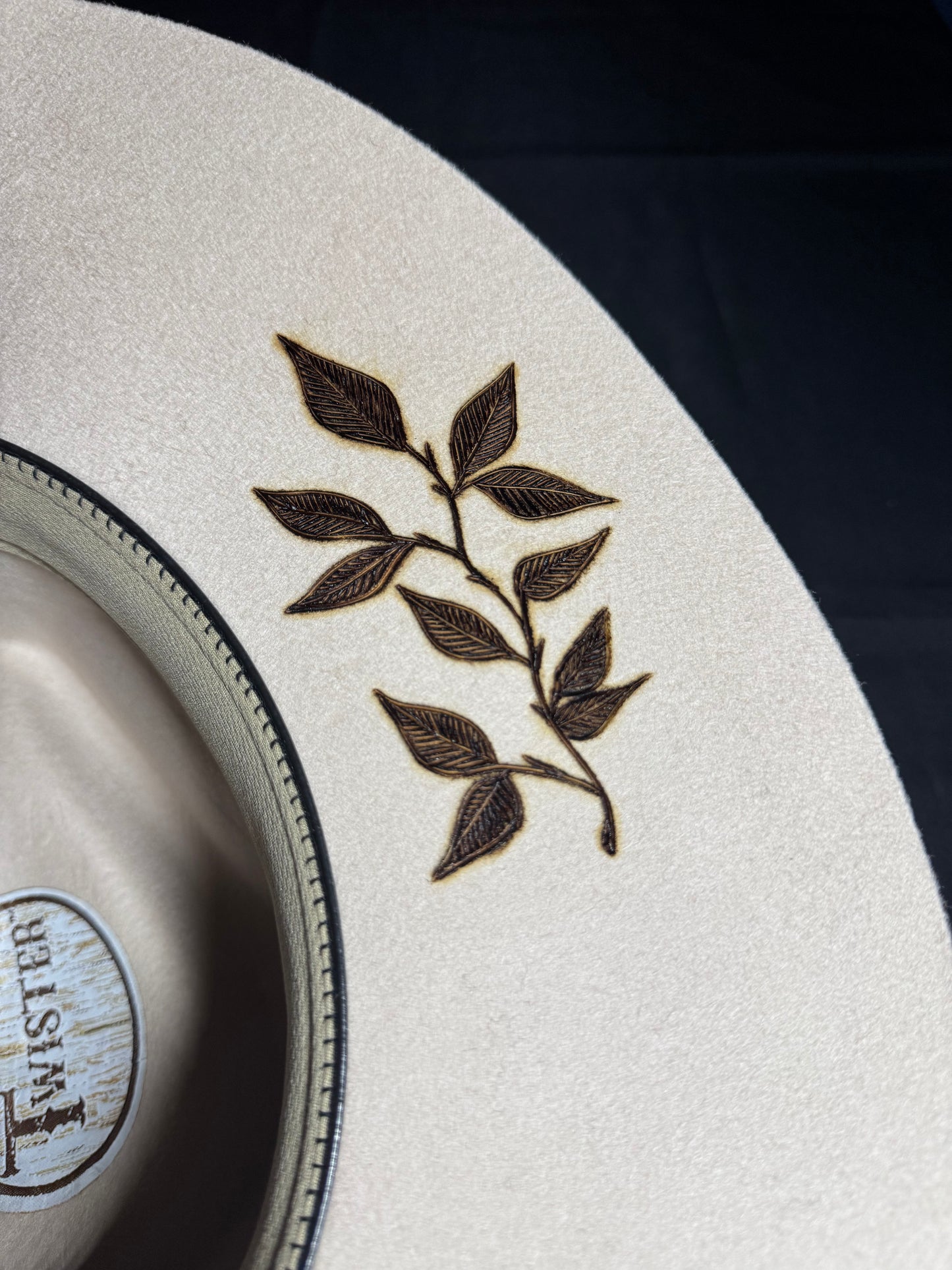 Sunflower on the Crown with Leaves