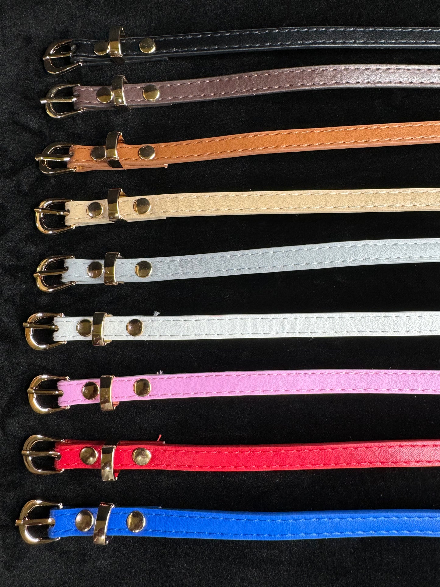 Colored Leather Hat Bands